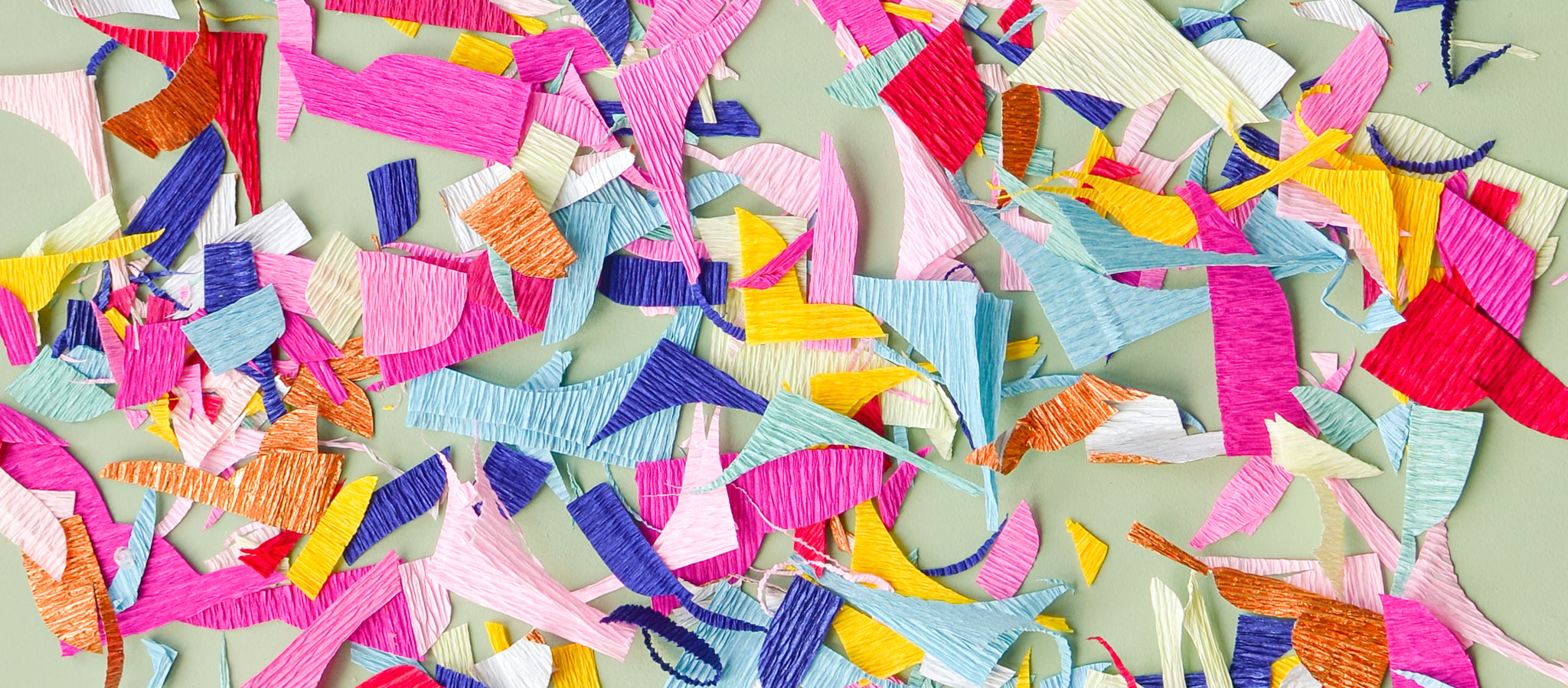 Making crepe paper flowers