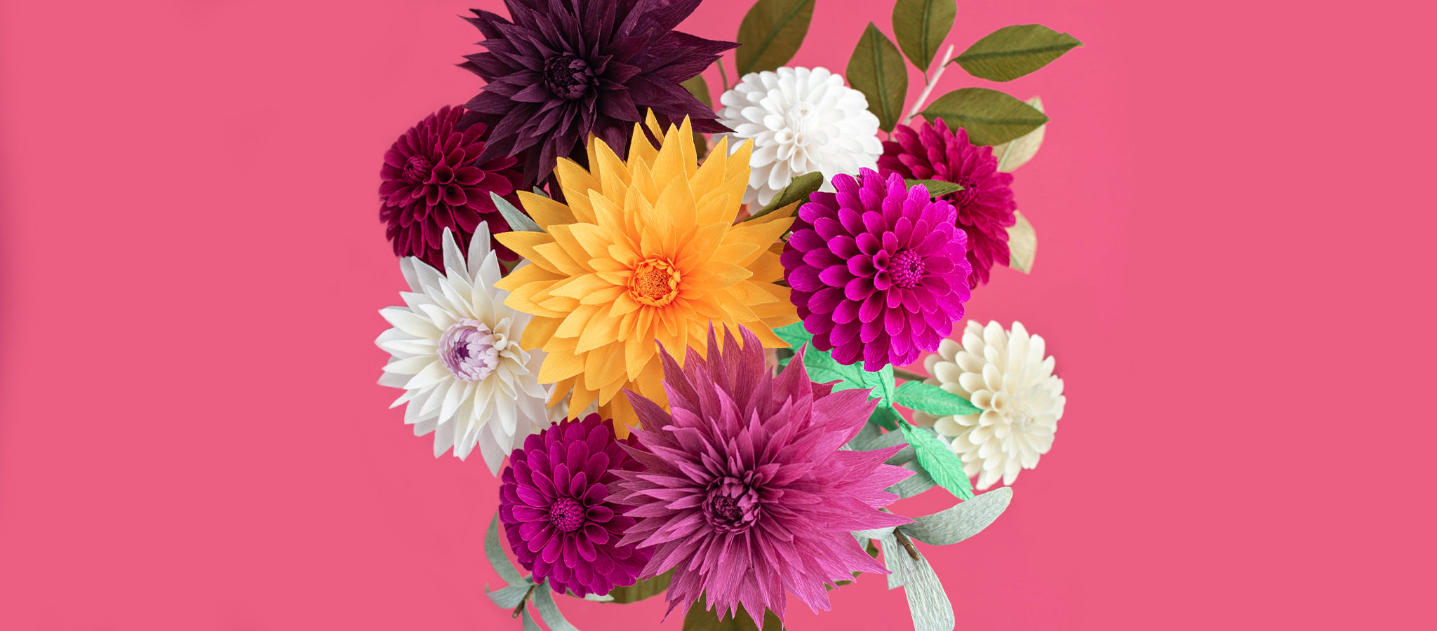 Paper Dahlias